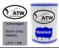 Preview: Volkswagen, Storm Grey Metallic, LK7Y / M9: 500ml Lackdose, von ATW Autoteile West.
